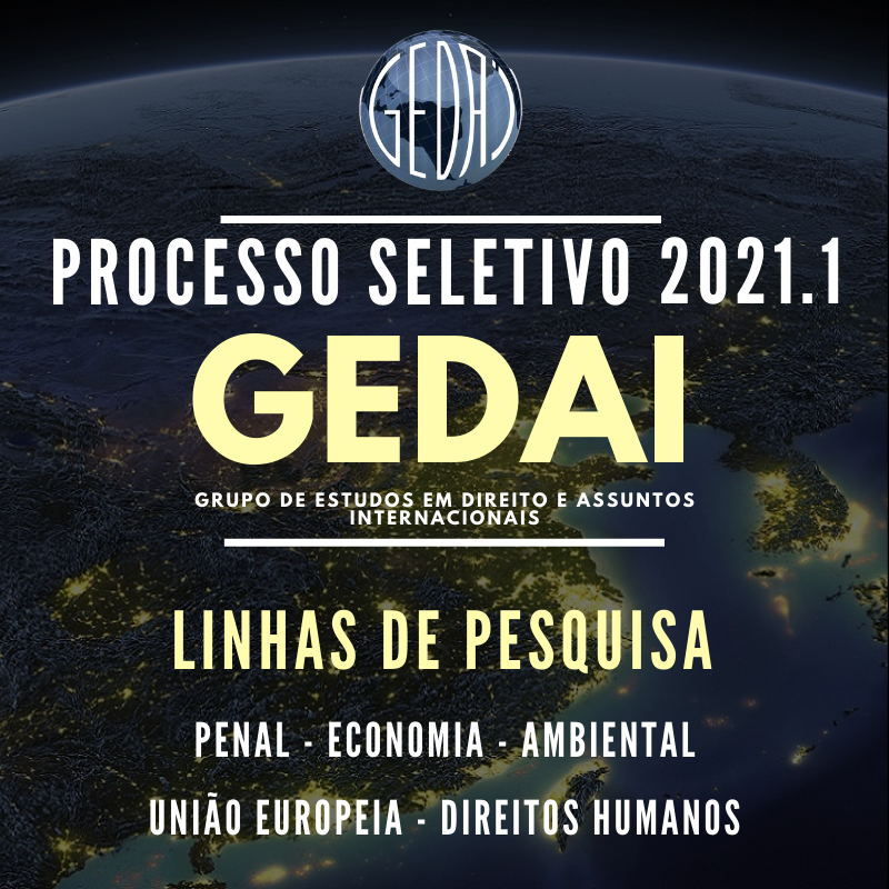 Processo Seletivo para Novos Membros Pesquisadores – 2021.1
